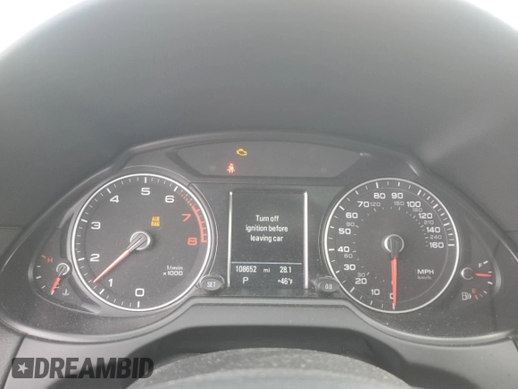 2016 Audi Q5 Premium Plus with VIN WA1L2AFP5GA049355, listed as a Copart auction lot 45203945 with 108,652 mi miles and Salvage Title. Bid and sale history available at carsss.com. Image 9.