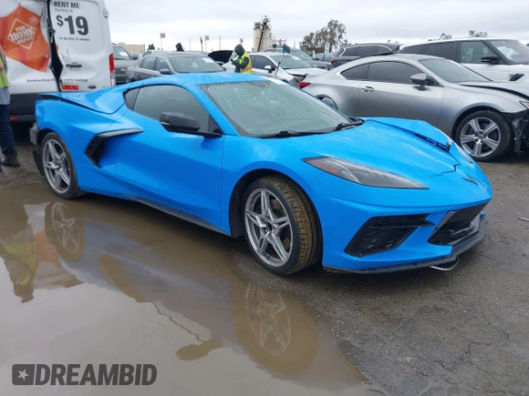 2022 Chevrolet Corvette 3LT with VIN 1G1YC2D44N5117389, listed as a IAAI auction lot 41511815 with 11,915 mi miles. Bid and sale history available at carsss.com. Image 1.