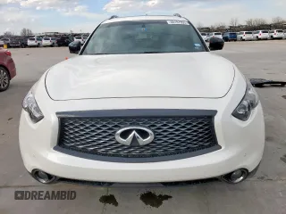 2017 Infiniti QX70 z VIN JN8CS1MU2HM143356, wystawiony jako Copart lot #48197395 z przebiegiem 128 576 mil mil oraz Szkoda całkowita • Salvage title. Historia ofert i sprzedaży dostępna na DreamBid. Obrazek 5.