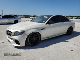 2018 Mercedes-Benz E-Class AMG E 63 S with VIN WDDZF8KB8JA251675, listed as a Copart auction lot 49164685 with 97,669 mi miles and Clean Title. Bid and sale history available at carsss.com. Image 1.
