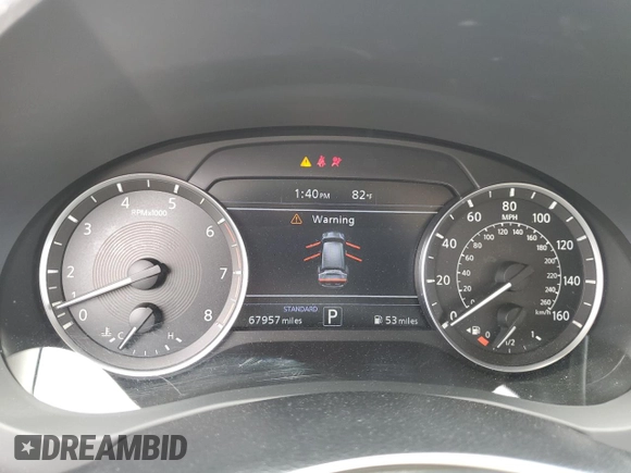 2020 Infiniti QX50 Luxe with VIN 3PCAJ5M16LF107867, listed as a Copart auction lot 56687275 with 67,957 mi miles and Salvage title. Bid and sale history available at DreamBid. Image 9.