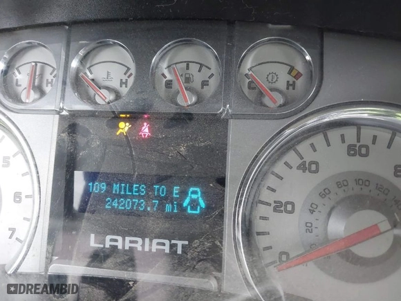 2010 Ford F-150 XL with VIN 1FTFW1EV1AFA98523, listed as a IAAI auction lot 41702551 with 242,073 mi miles. Bid and sale history available at carsss.com. Image 7.