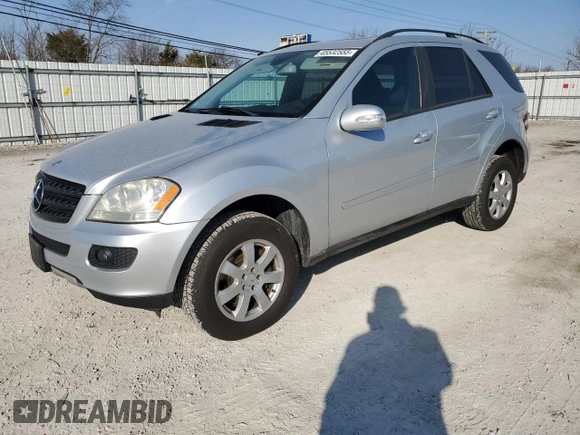 2006 Mercedes-Benz M 350 with VIN 4JGBB86E86A017230, listed as a Copart auction lot 45532555 with 118,830 mi miles and Salvage Title. Bid and sale history available at DreamBid. Image 1.