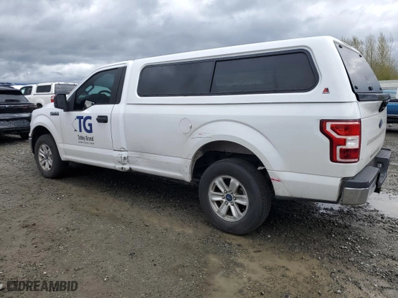 2019 Ford F-150 XL with VIN 1FTMF1C59KKD92917, listed as a Copart auction lot 52052585 with 73,251 mi miles and Salvage Title. Bid and sale history available at carsss.com. Image 2.