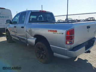 2005 Dodge Ram 1500 SLT with VIN 1D7HU18D85J528025, listed as a IAAI auction lot 41866142 with 309,127 mi miles. Bid and sale history available at carsss.com. Image 3.