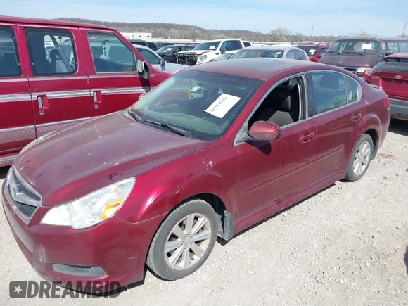2012 Subaru Legacy 2.5i Premium with VIN 4S3BMCG62C3032296, listed as a IAAI auction lot 41781946 with 184,148 mi miles. Bid and sale history available at carsss.com. Image 13.