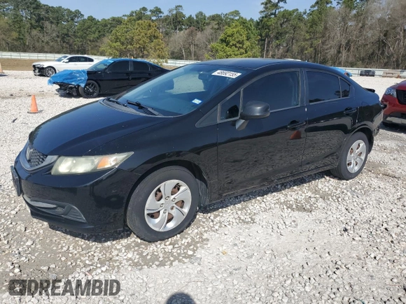 2014 Honda Civic LX z VIN 19XFB2F57EE085470, wystawiony jako Copart lot #48692155 z przebiegiem 149 150 mil mil oraz Czysty tytuł • Clean title. Historia ofert i sprzedaży dostępna na DreamBid. Obrazek 1.
