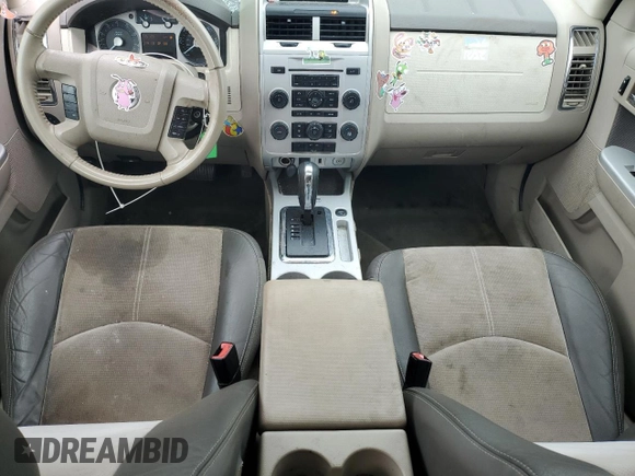 2010 Mercury Mariner Premier with VIN 4M2CN8HG3AKJ16128, listed as a Copart auction lot 58649895 with 157,798 mi miles and Salvage title. Bid and sale history available at DreamBid. Image 8.