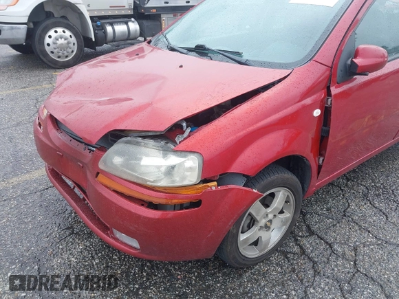 2006 Chevrolet Aveo LT with VIN KL1TG66676B549500, listed as a IAAI auction lot 41802744 with 58,777 mi miles and . Bid and sale history available at DreamBid. Image 6.