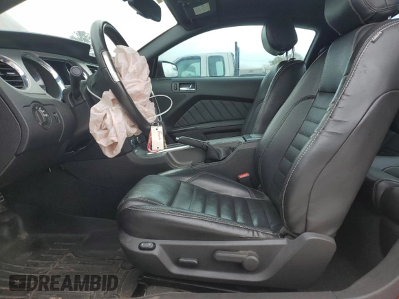 2014 Ford Mustang V6 with VIN 1ZVBP8AM7E5291365, listed as a Copart auction lot 49892495 with 124,365 mi miles and Salvage Title. Bid and sale history available at DreamBid. Image 7.