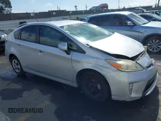 2013 Toyota Prius One with VIN JTDKN3DU1D1730931, listed as a IAAI auction lot 41549315 with 162,741 mi miles. Bid and sale history available at carsss.com. Image 1.