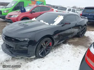 2023 Chevrolet Camaro 1SS with VIN 1G1FE1R72P0100718, listed as a IAAI auction lot 41627336 with 38,129 mi miles. Bid and sale history available at carsss.com. Image 2.