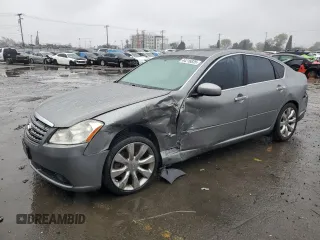 2007 Infiniti M35 with VIN JNKAY01E07M306737, listed as a Copart auction lot 44216835 with 170,074 mi miles and Salvage Title. Bid and sale history available at carsss.com. Image 1.
