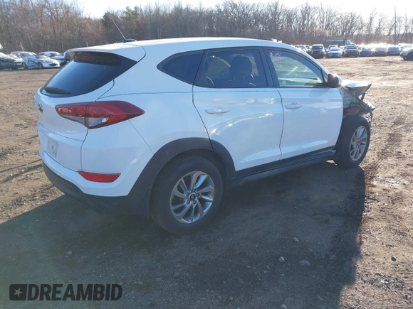 2017 Hyundai Tucson SE with VIN KM8J23A47HU291596, listed as a IAAI auction lot 41289118 with 55,876 mi miles and . Bid and sale history available at DreamBid. Image 4.