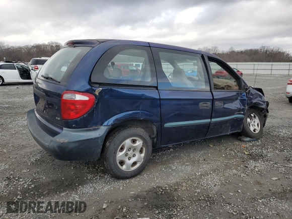 2001 Dodge Caravan SE with VIN 1B4GP25BX1B272378, listed as a Copart auction lot 84653524 with 115,131 mi miles and Salvage Title. Bid and sale history available at DreamBid. Image 3.