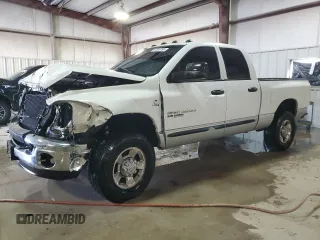 2006 Dodge Ram 2500 SLT with VIN 1D7KS28C26J134644, listed as a Copart auction lot 87836705 with 287,616 mi miles and Salvage Title. Bid and sale history available at carsss.com. Image 1.