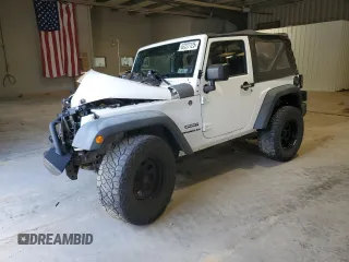 2014 Jeep Wrangler Sport z VIN 1C4AJWAG2EL149046, wystawiony jako Copart lot #63227125 z przebiegiem 51 675 mil mil oraz Szkoda całkowita • Salvage title. Historia ofert i sprzedaży dostępna na DreamBid. Obrazek 1.