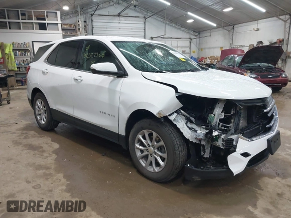 2018 Chevrolet Equinox LT z VIN 3GNAXSEVXJS587177, wystawiony jako IAAI lot #42322966 z przebiegiem 73 893 mil mil oraz . Historia ofert i sprzedaży dostępna na DreamBid. Obrazek 1.