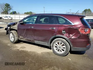 2019 Kia Sorento LX with VIN 5XYPGDA30KG554310, listed as a Copart auction lot 46364225 with 93,722 mi miles and Salvage Title. Bid and sale history available at DreamBid. Image 2.