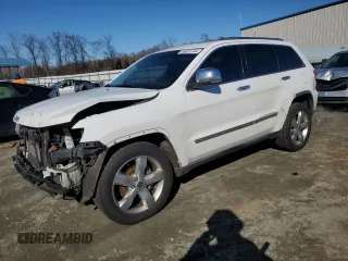 2013 Jeep Grand Cherokee Overland with VIN 1C4RJECT7DC612613, listed as a Copart auction lot 86320744 with 139,111 mi miles and Salvage Title. Bid and sale history available at carsss.com. Image 1.