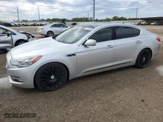 2015 Kia K900 Premium with VIN KNALU4D44F6024083, listed as a Copart auction lot 79308484 with 132,831 mi miles and Salvage Title. Bid and sale history available at carsss.com. Image 1.