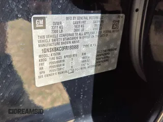 2015 Chevrolet Tahoe LT z VIN 1GNSKBKC0FR180968, wystawiony jako Copart lot #60119995 z przebiegiem 71 681 mil mil oraz Czysty tytuł • Clean title. Historia ofert i sprzedaży dostępna na DreamBid. Obrazek 10.