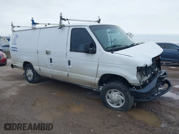 2010 Ford Econoline Cargo Commercial with VIN 1FTNS2EW9ADA02445, listed as a IAAI auction lot 41961328 with 372,850 mi miles and . Bid and sale history available at DreamBid. Image 1.