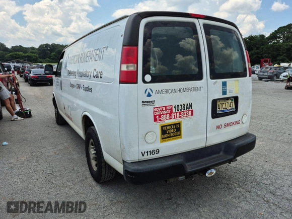 2014 Chevrolet Express Cargo with VIN 1GCWGFCG4E1148722, listed as a IAAI auction lot 42785369 with 188,945 mi miles and . Bid and sale history available at DreamBid. Image 7.