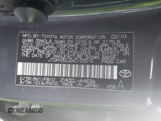 2010 Toyota Prius II with VIN JTDKN3DU2A0133515, listed as a IAAI auction lot 41777652 with 157,711 mi miles. Bid and sale history available at carsss.com. Image 9.