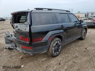2024 Hyundai Santa Fe SEL with VIN 5NMP2DGL7RH001112, listed as a Copart auction lot 69481464 with 6,836 mi miles and Salvage Title. Bid and sale history available at carsss.com. Image 3.