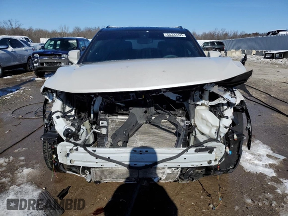 2022 Chevrolet Blazer RS with VIN 3GNKBKRS1NS152170, listed as a Copart auction lot 45322235 with 30,025 mi miles and Salvage title. Bid and sale history available at DreamBid. Image 5.