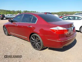 2011 Hyundai Genesis with VIN KMHGC4DF9BU124576, listed as a IAAI auction lot 41971684 with 199,322 mi miles and . Bid and sale history available at DreamBid. Image 3.