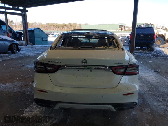 2020 Nissan Maxima Platinum with VIN 1N4AA6FV5LC385023, listed as a IAAI auction lot 41340116 with 82,924 mi miles and . Bid and sale history available at DreamBid. Image 16.