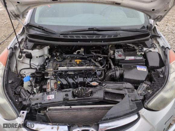 2013 Hyundai Elantra GLS PZEV with VIN KMHDH4AE0DU678155, listed as a Copart auction lot 49678705 with 108,440 mi miles and Salvage Title. Bid and sale history available at carsss.com. Image 11.