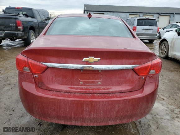 2015 Chevrolet Impala LT with VIN 2G1125S37F9205664, listed as a Copart auction lot 84907194 with 130,561 mi miles and Non Repairable. Bid and sale history available at carsss.com. Image 6.