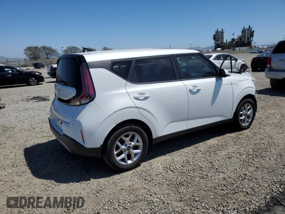 2023 Kia Soul LX with VIN KNDJ23AU5P7861158, listed as a Copart auction lot 52641165 with 26,273 mi miles and Salvage Title. Bid and sale history available at DreamBid. Image 3.