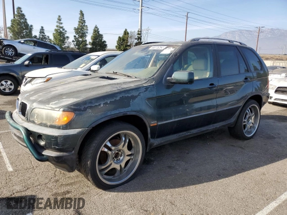 2001 BMW X5 3.0i with VIN WBAFA53521LM74248, listed as a Copart auction lot 86375254 with 0 mi miles and Clean Title. Bid and sale history available at carsss.com. Image 1.