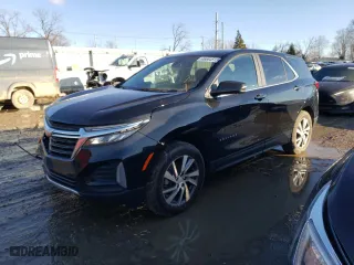 2022 Chevrolet Equinox LT with VIN 3GNAXUEV9NL269501, listed as a Copart auction lot 46684515 with 75,590 mi miles and Non Repairable. Bid and sale history available at carsss.com. Image 1.