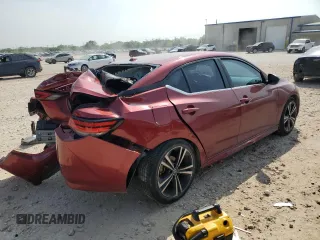 2020 Nissan Sentra SR with VIN 3N1AB8DVXLY266366, listed as a Copart auction lot 51282925 with 47,718 mi miles and Salvage Title. Bid and sale history available at DreamBid. Image 3.