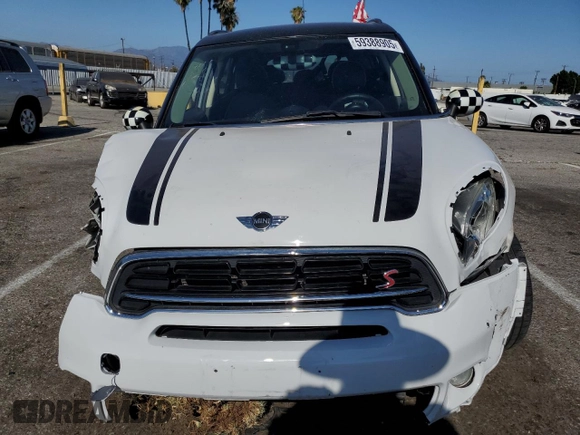 2016 MINI Countryman S with VIN WMWZC3C56GWT07894, listed as a Copart auction lot 59388905 with 80,420 mi miles and Salvage title. Bid and sale history available at DreamBid. Image 5.