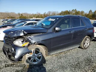 2015 Mercedes-Benz M with VIN 4JGDA0EB3FA473205, listed as a Copart auction lot 44459785 with 212,843 mi miles and Salvage Title. Bid and sale history available at carsss.com. Image 1.
