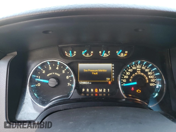 2014 Ford F-150 XL with VIN 1FTFX1EF9EFB27276, listed as a Copart auction lot 60633735 with 131,693 mi miles and Salvage title. Bid and sale history available at DreamBid. Image 9.