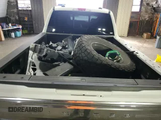 2024 Ford F-350 XL with VIN 1FT8W3BM0REC88847, listed as a Copart auction lot 59127545 with 22,115 mi miles and Salvage title. Bid and sale history available at DreamBid. Image 12.