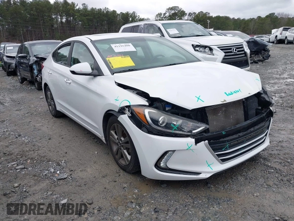 2017 Hyundai Elantra Limited with VIN 5NPD84LF3HH185306, listed as a IAAI auction lot 41195400 with 64,545 mi miles and . Bid and sale history available at DreamBid. Image 1.