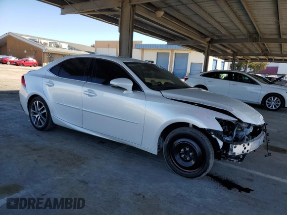 2020 Lexus IS 300 with VIN JTHDA1D27L5108881, listed as a Copart auction lot 46717135 with 41,560 mi miles and Salvage title. Bid and sale history available at DreamBid. Image 4.