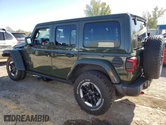 2022 Jeep Wrangler Unlimited Rubicon z VIN 1C4HJXFN9NW186122, wystawiony jako Copart lot #79685634 z przebiegiem 81 332 mil mil oraz Szkoda całkowita • Salvage title. Historia ofert i sprzedaży dostępna na DreamBid. Obrazek 2.