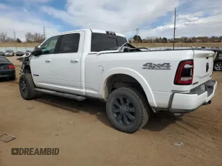 2021 Ram 2500 Laramie with VIN 3C6UR5FL4MG582263, listed as a Copart auction lot 47674285 with 45,615 mi miles and Salvage Title. Bid and sale history available at carsss.com. Image 2.