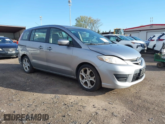 2010 Mazda 5 Sport with VIN JM1CR2W36A0388353, listed as a IAAI auction lot 42121004 with 169,658 mi miles. Bid and sale history available at carsss.com. Image 1.