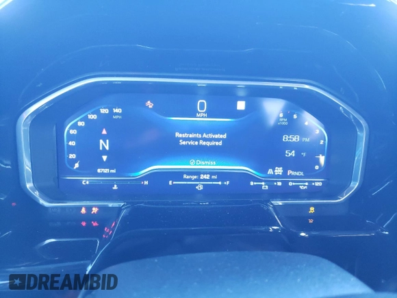2022 Chevrolet Silverado 1500 RST with VIN 1GCUDEED4NZ524396, listed as a Copart auction lot 44062025 with 67,121 mi miles and Salvage Title. Bid and sale history available at DreamBid. Image 9.