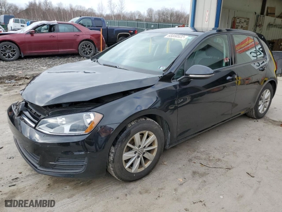 2015 Volkswagen Golf TSI S with VIN 3VW217AU4FM013188, listed as a Copart auction lot 68858522 with 84,252 mi miles. Bid and sale history available at carsss.com. Image 1.